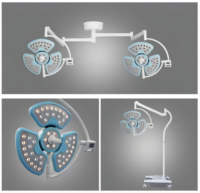 LED 3 Petal Type Mobile Shadowless Operating Lamp Operation Theatre Light EXPERT-LED720/720